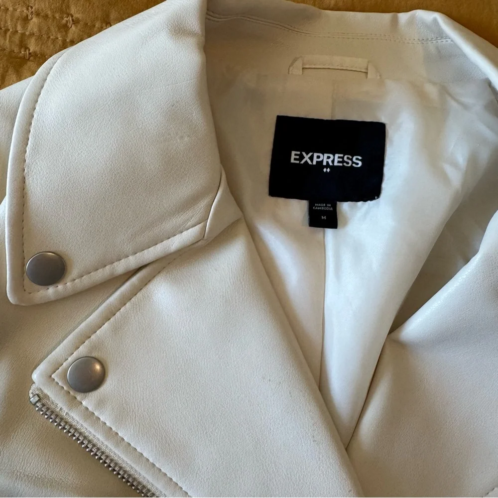NWOT Vegan leather jacket - Picture 1 of 4